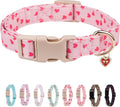 Dog Collar for Small, Medium & Large Dogs(PinkHeart,S)
