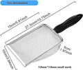 itPlus Cat Litter Scoop, Stainless Steel Cats Sturdy Mesh Scooper Kitty Metal Scooper Long Handle Scooper Shovel Sifter for All Litter Types Metal Cat Scooper for Litter Box