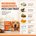 PUAINTA Dog Paw Nose Balm Roll On Lick Safe Moisturizer Paw Protector