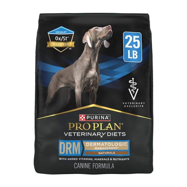 Pro Plan Veterinary Diets Purina Dermatologic Management Naturals W Vitamins Dry Dog Food - 25 lb. Bag