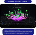 Soft Silicone Glow in the Dark Aquarium Coral Ornament (Purple, Equinox)