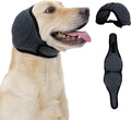 Dog Head Wrap - No Shake Ear Wrap Snood for Noise & Anxiety Relief, Ear Protector with Calming Hoodie, Dog Headband Ear 
