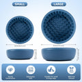 Dog Slow Feeder Lick Bowl, Freeze Lick Mat with Suction Cup