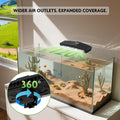 PAIZOO Aquarium Chiller Fan with Temp Probe & LCD Display, Cooling 3-7℉, 7W