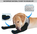 COODEO Dog Socks & Paw Protectors - Front Paws Only, Non-Slip Waterproof Dog Boots to Prevent Paw Licking, Protect Wound