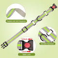 Martingale Collar for Dogs,Soft Neoprene Padded Reflective Martingale Collar and Leash Set Safety Buckle Nylon Martingal