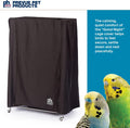 Prevue Pet Products Extra Large Bird Cage Cover - Good Night Cage Cover, Bird Accessories, Blocks Light, Breathable Nylon Fabric, Fits a Variety of Cage Sizes - Black, Size Large