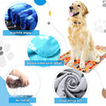 Chumia 28 Pcs Puppy Blanket Bulk Fleece Dog Blanket