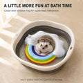 7-Piece Hedgehog Bath Supplies Kit with Foldable Tub and 3 Brushes