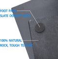 Reptile Basking Platform 6 × 6", Extra Large Reptile Slate, Basking Rock, Slate Tiles Rocks for Reptiles, Terrarium Bowl
