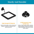 DaToo Fish Feeding Ring Aquarium Square Floating Food Feeder Circle with Strong Suction Cup Fish Tank Feeding Ring for B