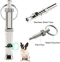 uxcell 1PC Dog Whistle to Stop Barking, Adjustable Sound Pitch Dog Whistle with Keychain, Professional Recall Pet Puppy 