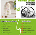 DoggieKit Cat Recovery Suit After Surgery, Anti Licking Onesie Postoperative Shirt for Female Spay Male Neuter, Soft Breathable Bodysuit Pajamas for Abdominal Wound Kitten E-Collar & Cone Alternative