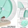 Silent Hamster Wheel,10.2 Inch Quiet Spinner Syrian Hamster Running Wheel