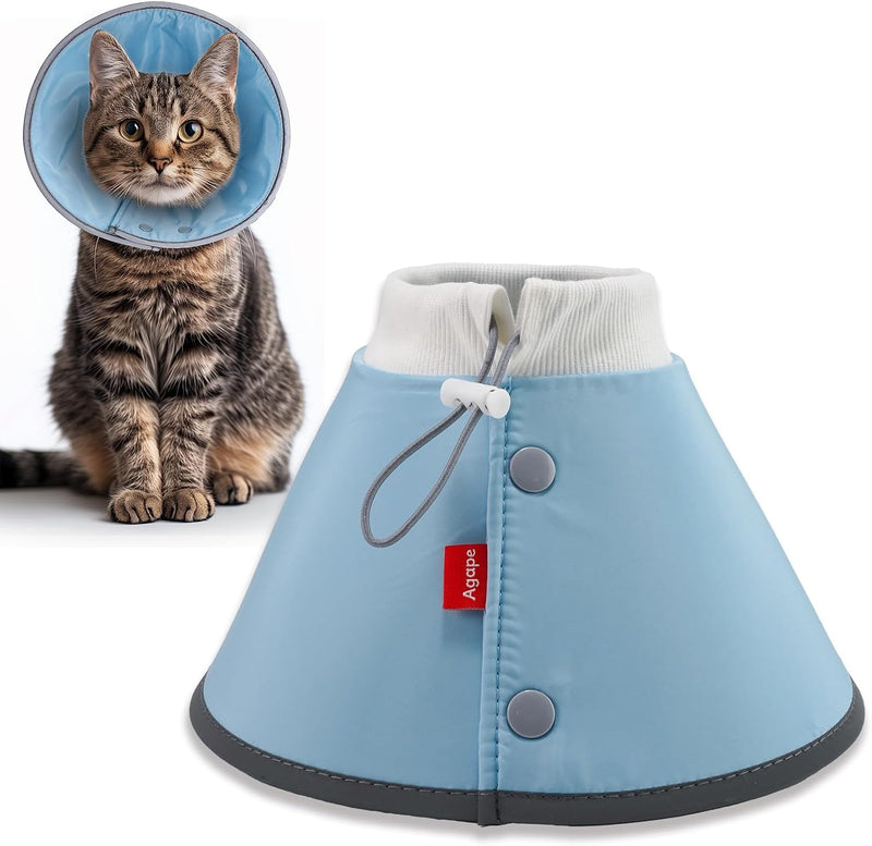 Agape Soft Dog Cone for Small Dogs & Cats, Recovery Collar to Stop Licking