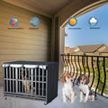 Dog Cage Cover Fits 38"L x 26.3"W x 31"H Metal Dog Cages With Fleece Lining