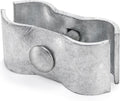 WRINGKIT 10 Pack Dog Kennel Clamps, 1-3/8" Chain Link Fence Panel Clamps, Galvanized Pipe Panel Frames, Chain Link Fence Hardware for Temporary Dog Kennels, Chicken Coops, Metal Cage