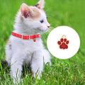 60Pcs 6Colors Dog Paw Footprint Charms Alloy Gold Enamel Animal Puppy Bear Cat Dog Paw Prints Charm Pendant Beads for DI