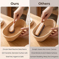 Horse Hair Brush, Wood Sourdough Cleaner Banneton Brush for Proofing Basket