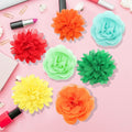 Catcan 20Pcs Dog Flower Collar Accessory, Multi-Color Pet Flower Collars 2 Style Soft Chiffon Dog Bow Tie for Puppy Grooming Charms Accessories