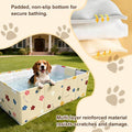Foldable Dog Bathtub for Small to Medium Dogs & Cats Pool, Collapsible Pet Bath Tub for Shower/Kitchen Sink, Thickened I