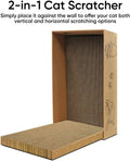AGYM Cat Scratcher, 5 Packs in 1 Cardboard Box Cat Scratching Pad for Indoor Cats and Kitten, Cat Scratch Pad to Protect Furniture, Large Size