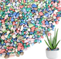 0.88 LB Colored Pea Gravel,Succulent Cactus Topper Dressing Pebbles,3-5mm