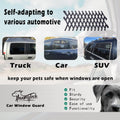 XianghuangTechnology Window Pet Gate, Universal Pet Dog Puppy Ventilation Grill Mesh Vent Guard Safe Car Window Protection Mesh for Cars, Trucks & SUV - 2 Pack