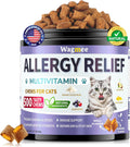 Cat Allergy Relief Chews with Omega 3 & Multivitamins, 500 Crunchy Chews