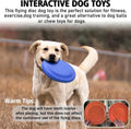 XIGOU Dog Flying Disc - Durable Rubber Flying Disc Dog Toy - 9.25" Indestructible Rubber Dog Flying Discs Flyer Dog Toys