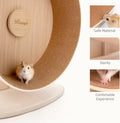 Niteangel Wooden Hamster Exercise Wheel: - Silent Hamster Running Wheel for Hamsters Gerbil Mice and Other Similar-Sized