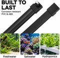 Fish Tank Bubble Strip, Aquarium Air Stone Bar with Fine Bubbles, Self-Sinking Air Diffuser for Aeration, Decorative Bub