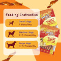 Jungle Calling 4.7 Inch Chicken Wrapped Rawhide Sticks Dog Treats, 10.6 oz