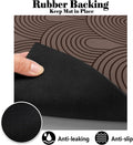 Dog Food Mats for Floors Absorbent, Pet Cat Food Mat - Quick Dry Dog Bowl Mats for Food and Water, Eco-Friendly Boho Pet