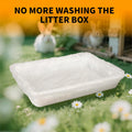 BESNEW Small Animal Bedding & Litter,50 pcs Disposable Rabbit Cage Liner Bags 3s Quick Clean for Bunny Cat Guinea Pig Fe
