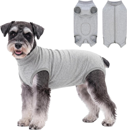 FEimaX Dog Surgery Recovery Suit Female Male for Small Medium Dogs Onesie