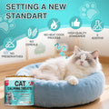 Cat Calming Treats, 140 Soft Chews to Relieve Anxiety, Stress & Prevent Bites, Perfect for Travel & Vet Visits, Aid Slee