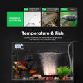 VIVOSUN 1-Pack LCD Digital Aquarium Thermometer
