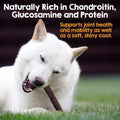 Riley's 12" Beef Collagen Sticks for Dogs - 100% Natural Beef - 5ct