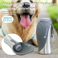 LumoLeaf Portable Dog Water Bottle 27 OZ, Stainless Steel Pet Travel Water Bottle Dispenser for Walking, Hiking and Outd