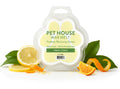 Pet House Wax Melts, Long-Lasting Scented Pet-Friendly Wax Melts, Natural Pet Odor Solution for A Fresh Smelling Home, Fresh Citrus, 3 OZ Each, 2 Pack