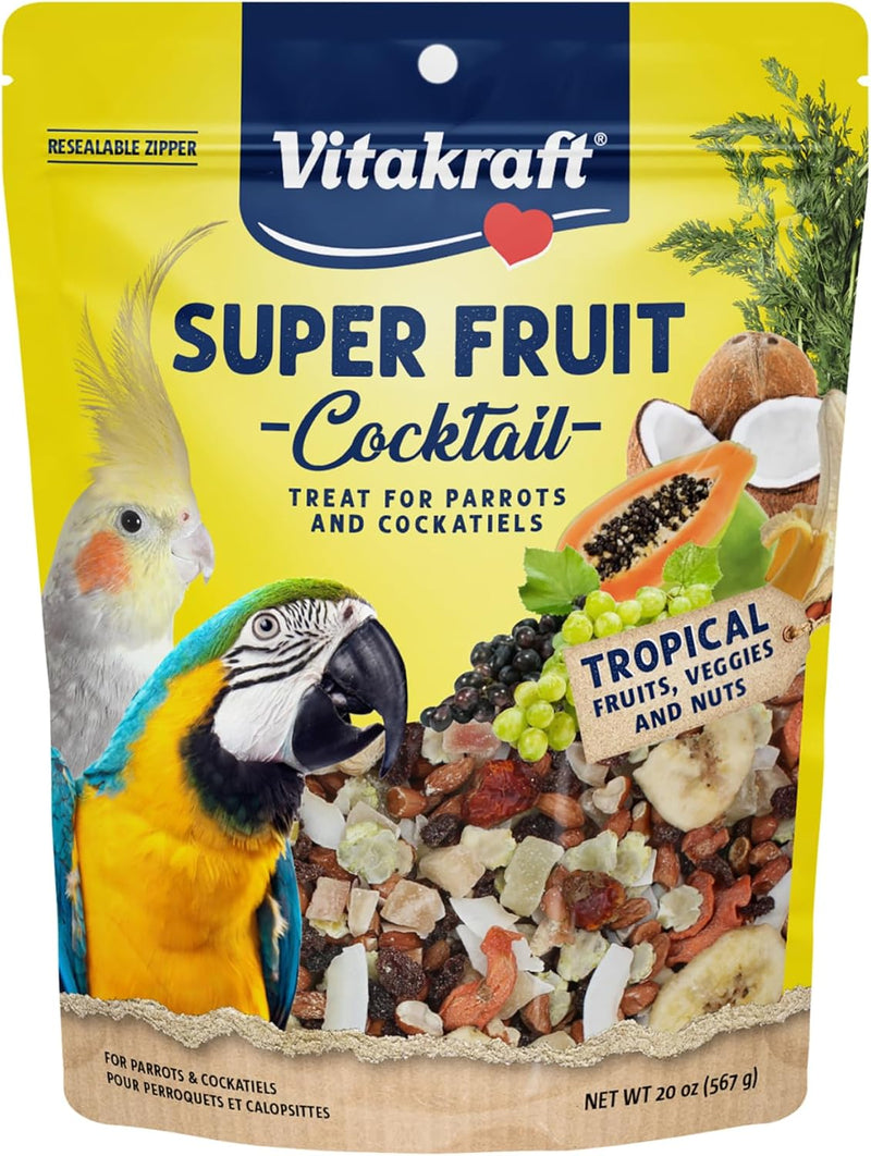 Vitakraft Super Fruit Cocktail Parrot and Cockatiel Treat 20 oz.