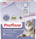 Proflora Probiotics for Cats-Complete Gut Health & Immune Support. Easy to Use Digestive Multi-Strain Probiotics. Easier Diet Transitions, Healthier Skin & Coat & Helps Treat Diarrhea. 30 Packets.