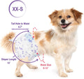 Pet Soft Female Dog Diapers - Disposable Doggie Diapers with Wetness Indicator, Puppy & Cat Diaper Super Absorbent, Fit 