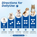 Probiotics for Dogs Dog Probiotic Chews for Yeast Itch Relief Ears Skin Coat, Gut Digestive Health & Immune Support with