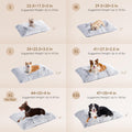 EHEYCIGA Fluffy Dog Crate Bed, Plush Extra Large Plus Dog Pillow