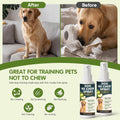 Bitter Apple Spray for Dogs, 2 Pack No Chew Spray to Stop Chewing, Biting & Licking, Natural Dog Deterrent Spray for Fur