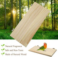 Litewoo Parrot Bird Wood Perch Platform Large Stand Shelf for Budgie, 2PC