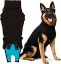 Suitical Recovery Suit for Dogs - XL Black - Dog Surgery Recovery Suit with Clip-Up System, Breathable Fabric for Spay, 
