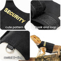 Bearded Dragon Carrier Backpack with Security Printing Harness Leash Set, Reptile Lizard Space Capsule Astronaut Clear B